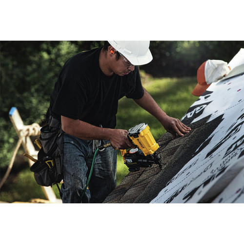 Factory Reconditioned Dewalt 15 Degree 1-3/4 in. Pneumatic Coil Roofing Nailer - DW45RNR