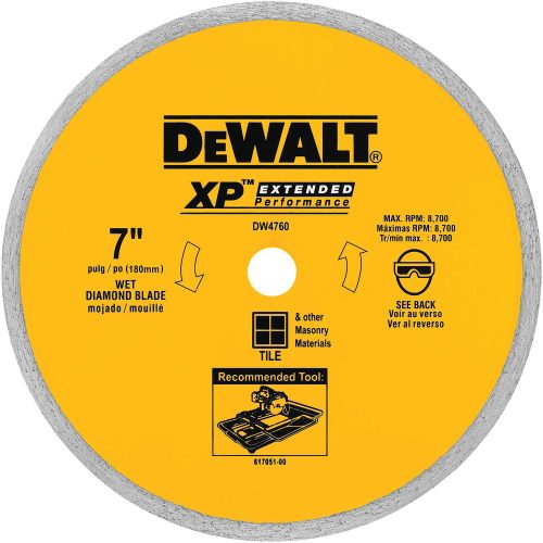 Dewalt 7 in. Ceramic Tile Blade Wet - DW4760