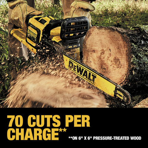 Dewalt DCCS670X1 60V MAX FLEXVOLT Brushless Lithium-Ion 16 in. Cordless Chainsaw Kit (3 Ah)