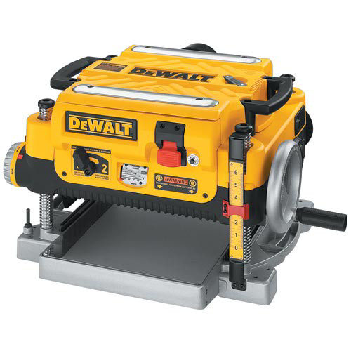 Dewalt DW735X 15 Amp 13 in. Two-Speed Corded Thickness Planer with Support Tables and Extra Knives