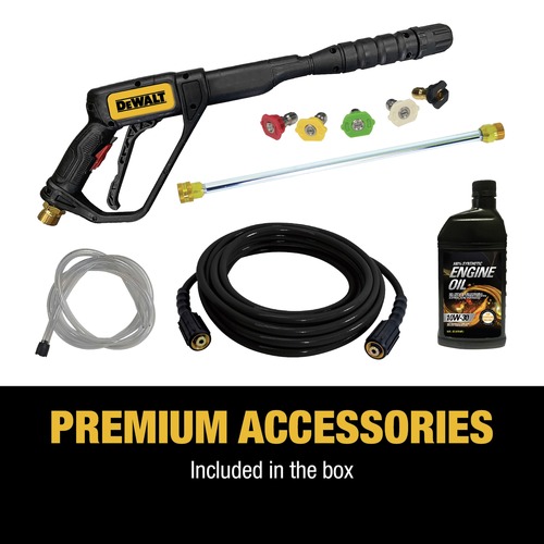 Dewalt DXPW3300S 3300 PSI 2.4 GPM Gas Cold Water Pressure Washer