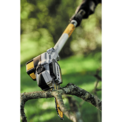 Dewalt 20V MAX XR Brushless Lithium-Ion Cordless Pole Saw and Pole Hedge Trimmer Head with 20V MAX Compatibility Bundle (Tool Only) - DCPS620B-DCPH820BH