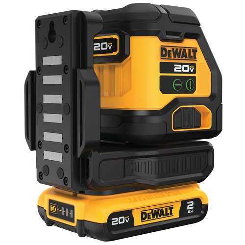Dewalt 20V MAX Cordless Green Cross Line Laser Kit (2 Ah) - DCLE34021D1