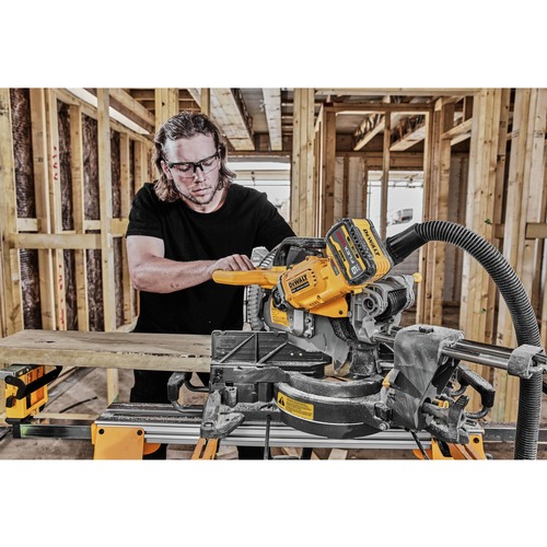 Dewalt 60V MAX Brushless Lithium-Ion Cordless 12 in. Double Bevel Sliding Miter Saw (Tool Only) - DCS781B