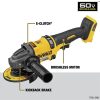 Factory Reconditioned Dewalt FLEXVOLT 60V MAX Brushless Lithium-Ion 4-1/2 in. - 6 in. Cordless Grinder with Kickback Brake (Tool Only) - DCG418BR