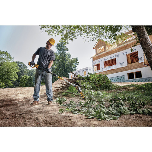 Dewalt 20V MAX XR Brushless Lithium-Ion Cordless Pole Saw and Pole Hedge Trimmer Head with 20V MAX Compatibility Bundle (Tool Only) - DCPS620B-DCPH820BH