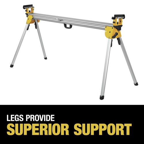 Factory Reconditioned Dewalt 9 in. x 150 in. x 32 in. Heavy-Duty Miter Saw Stand - Silver - DWX723R