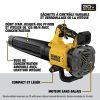 Factory Reconditioned Dewalt 20V MAX XR Brushless Lithium-Ion 14 in. Cordless Folding String Trimmer/Handheld Blower Combo Kit (4 Ah) - DCKO222M1R