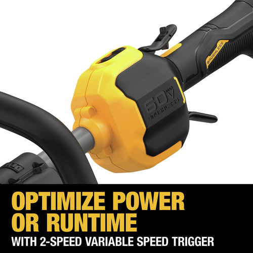 Dewalt DCST972X1 60V MAX Brushless Lithium-Ion 17 in. Cordless Attachment Capable String Trimmer Kit (3 Ah)