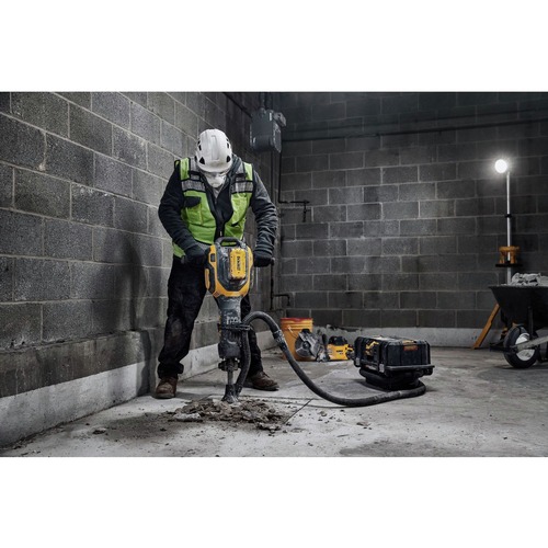 Dewalt 60V Brushless Lithium-Ion 41 lbs. 1-1/8 in. Cordless Hex Breaker Hammer Kit with 2 FLEXVOLT Batteries (15 Ah) - DCH966Z2