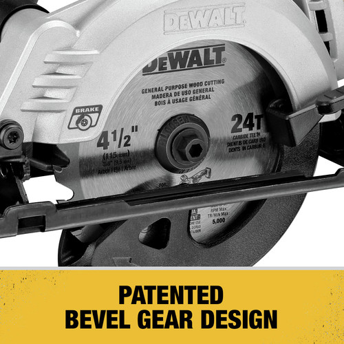 Dewalt 20V MAX ATOMIC Brushless 4-1/2 in. Cordless Circular Saw (Tool Only) - DCS571B