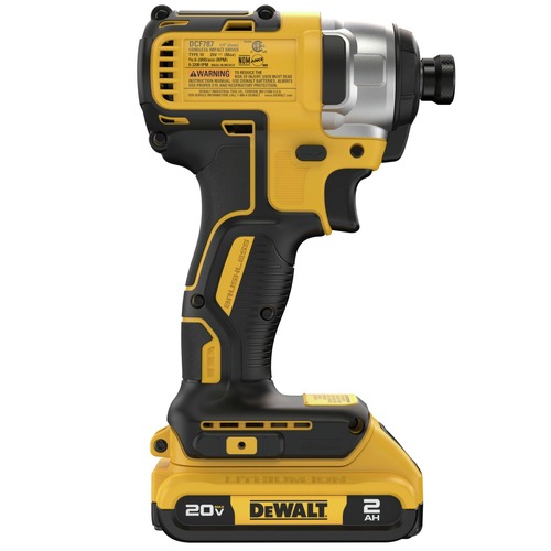 Dewalt 20V MAX XTREME Brushless Lithium-Ion 1/4 in. Cordless Impact Driver Drill Kit (2 Ah) - DCF787D1