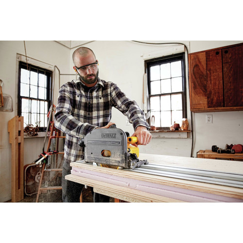 Dewalt DCS520T1 60V MAX FLEXVOLT Brushless 6-1/2 in. Cordless TrackSaw Kit with (1) 6Ah Battery and Charger