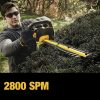 Dewalt 20V MAX Brushed Lithium-Ion 22 in. Cordless Hedge Trimmer Kit (5 Ah) - DCHT820P1