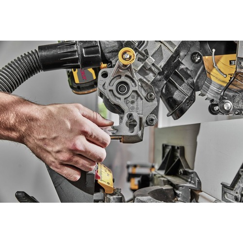Dewalt 60V MAX Brushless Lithium-Ion Cordless 12 in. Double Bevel Sliding Miter Saw (Tool Only) - DCS781B