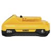 Dewalt 20V MAX Brushless Lithium-Ion 8 in. Cordless Pruning Chainsaw and 20V MAX 4 Ah Lithium-Ion Battery and Charger Starter Kit Bundle - DCCS623BDCB240C-BNDL