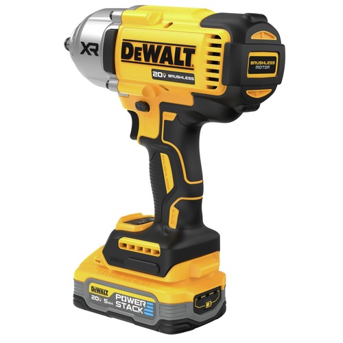 Dewalt 20V MAX XR Brushless Lithium-Ion 1/2 in. Cordless High Torque Impact Wrench Kit (5 Ah) - DCF900H1