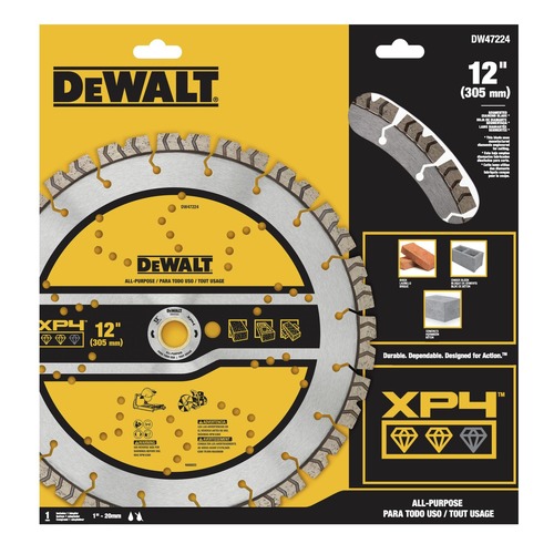 Dewalt 12 in. XP4 All-Purpose Segmented Diamond Blade - DW47224