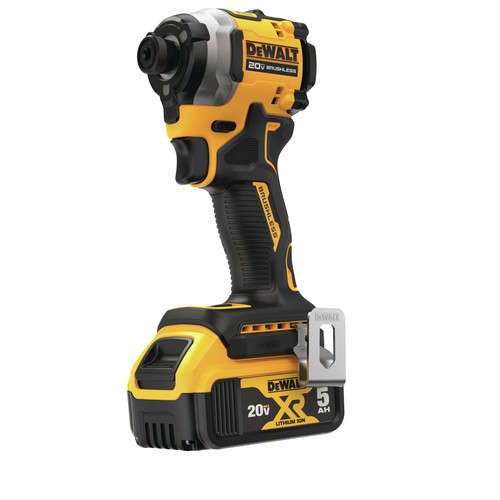 Dewalt DCF850P1 ATOMIC 20V MAX Brushless Lithium-Ion 1/4 in. Cordless 3-Speed Impact Driver Kit (5 Ah)