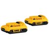 Dewalt 20V MAX Lithium-Ion Battery/Charger/Adapter Kit for 18V Cordless Tools with 2 Batteries (2 Ah) - DCA2203C