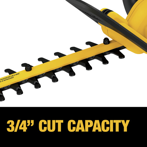 Dewalt 20V MAX Brushed Lithium-Ion 22 in. Cordless Hedge Trimmer Kit (5 Ah) - DCHT820P1