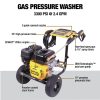 Dewalt DXPW3300S 3300 PSI 2.4 GPM Gas Cold Water Pressure Washer