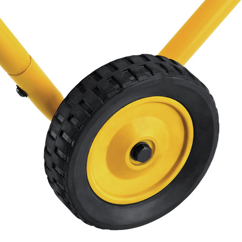Dewalt DWX726 25 in. x 60 in. x 32.5 in. Heavy-Duty Rolling Miter Saw Stand - Yellow/Black