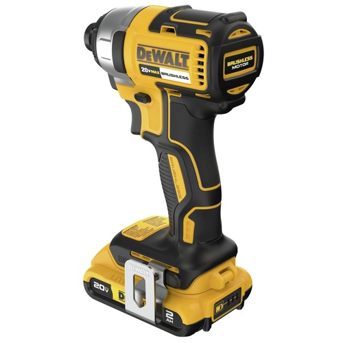 Dewalt 20V MAX XTREME Brushless Lithium-Ion 1/4 in. Cordless Impact Driver Drill Kit (2 Ah) - DCF787D1
