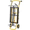 Dewalt DWX726 25 in. x 60 in. x 32.5 in. Heavy-Duty Rolling Miter Saw Stand - Yellow/Black