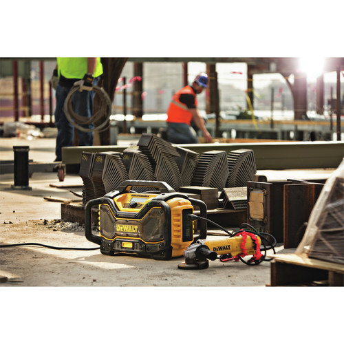 Factory Reconditioned Dewalt DCR025R Cordless Lithium-Ion Bluetooth Radio & Charger (Tool Only)