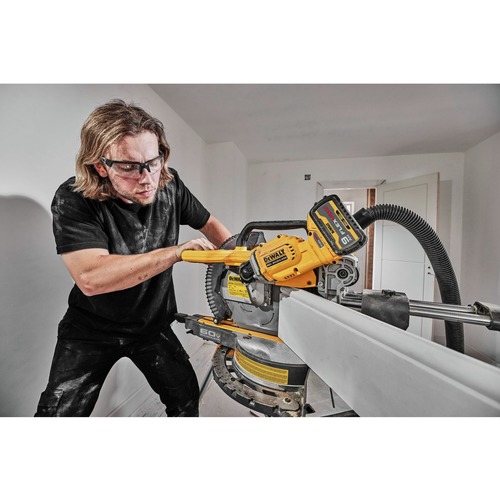 Dewalt 60V MAX Brushless Lithium-Ion Cordless 12 in. Double Bevel Sliding Miter Saw (Tool Only) - DCS781B