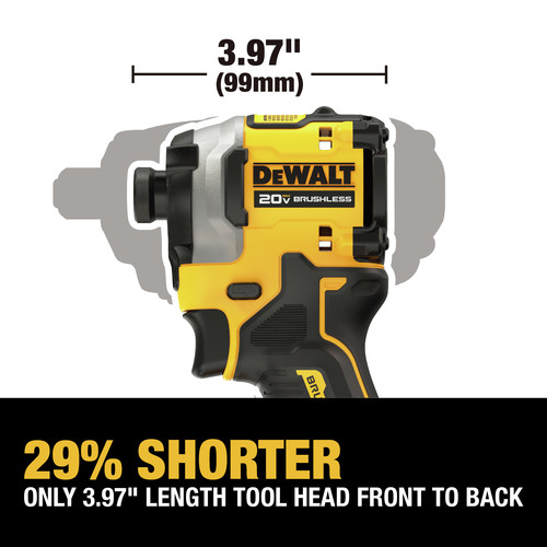 Dewalt DCF850P1 ATOMIC 20V MAX Brushless Lithium-Ion 1/4 in. Cordless 3-Speed Impact Driver Kit (5 Ah)