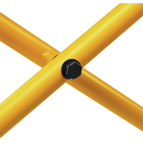 Dewalt DWX726 25 in. x 60 in. x 32.5 in. Heavy-Duty Rolling Miter Saw Stand - Yellow/Black