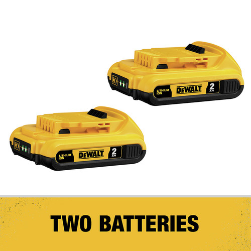Dewalt 8-Tool Combo Kit - 20V MAX Brushless Cordless with (2) 2Ah Batteries - DCK883D2