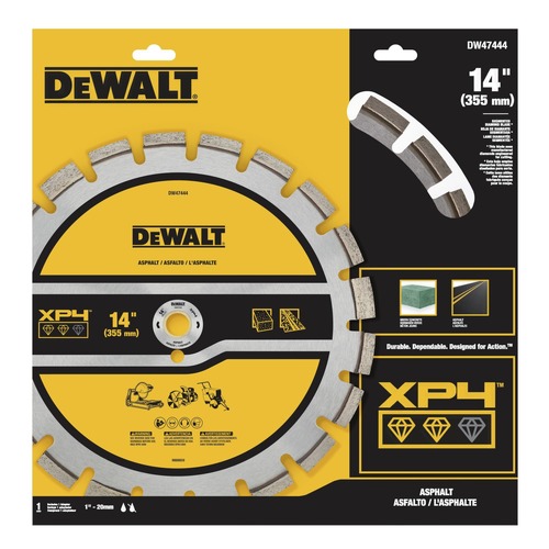 Dewalt 14 in. XP4 Asphalt Segmented Diamond Blade - DW47444