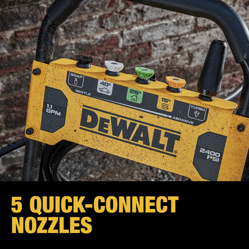 Dewalt 13 Amp 2400 PSI 1.1 GPM Cold-Water Electric Pressure Washer - DWPW2400