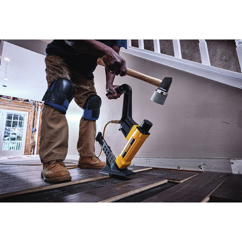 Factory Reconditioned Dewalt 2-N-1 16-Gauge Nailer and 15-1/2-Gauge Stapler Flooring Tool - DWFP12569R