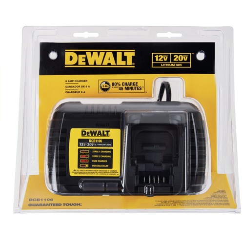 Factory Reconditioned Dewalt 12V/20V MAX FLEXVOLT 6 Amp Fast Charger - DCB1106R