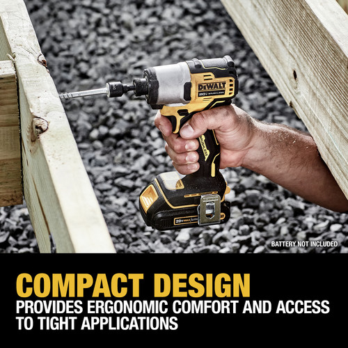 Dewalt 20V MAX Brushless Lithium-Ion 1/4 in. Cordless Impact Driver (Tool Only) - DCF840B