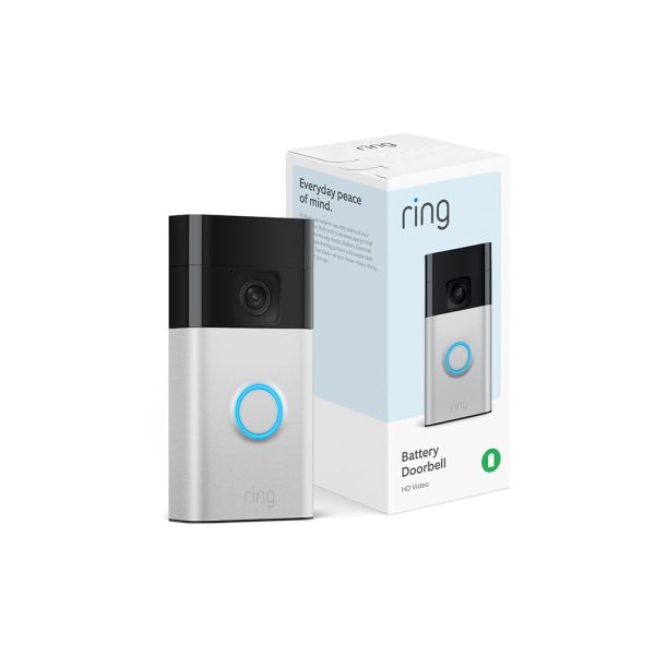 Ring Battery Doorbell, Head-to-Toe Video, Live View with Two-Way Talk, and Motion Detection & Alerts (2024 release), Satin Nickel - Image 2